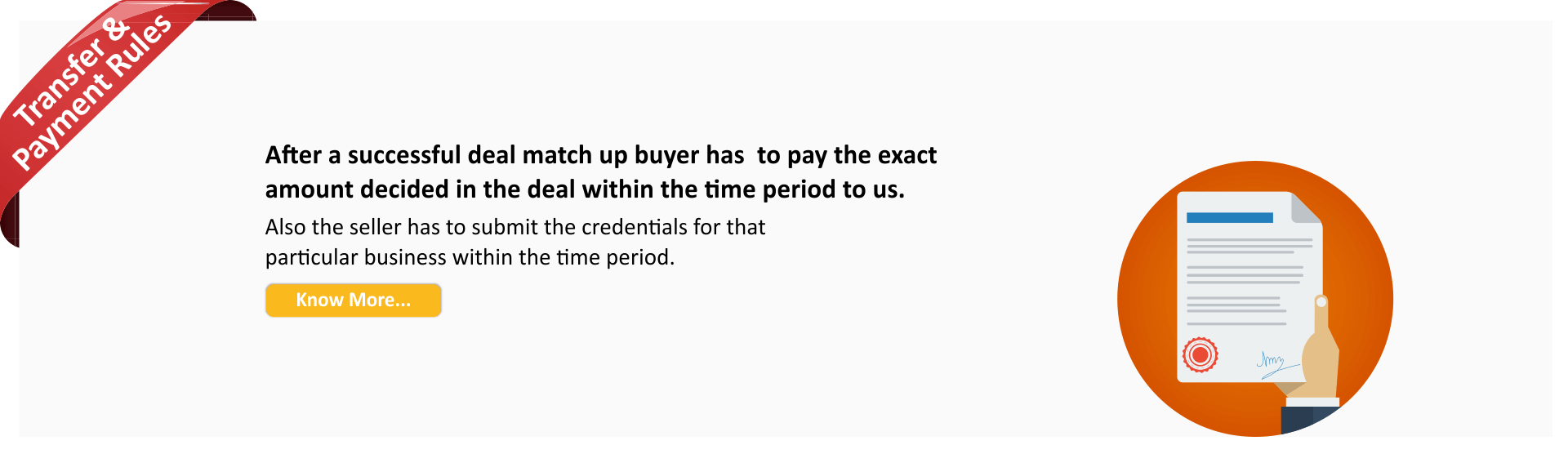 Transfer & Payment rules